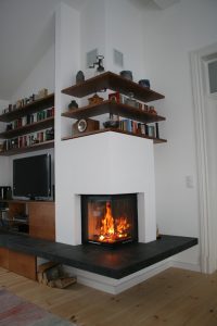 zweiseitiger Kamin